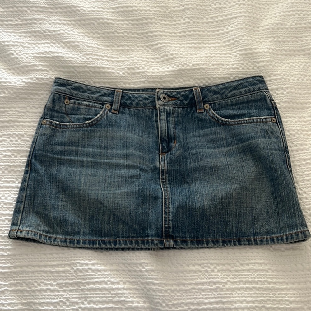Guess denim mini skirt